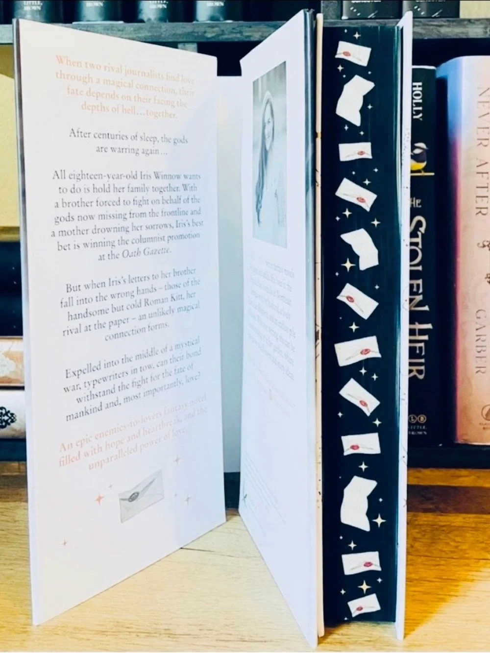 Fairyloot Exclusive Signed Edition Divine Rivals by Rebecca Ross